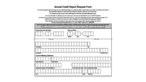FREE 7+ Sample Annual Credit Report Forms in MS Word | PDF | Pages