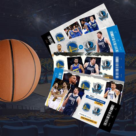 5 Customizable Basketball Event Tickets: Editable and Printable ...