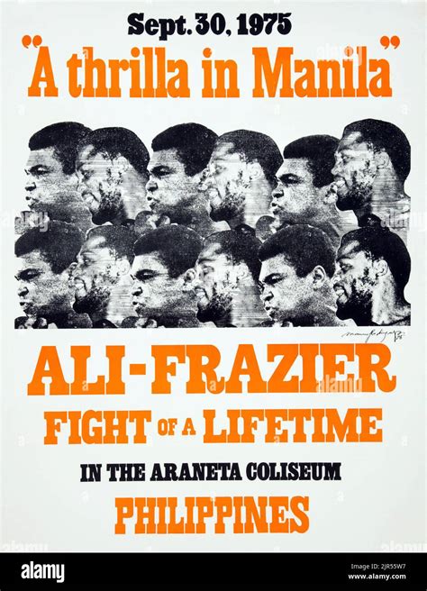 Thrilla in manila ali frazier hi-res stock photography and images - Alamy