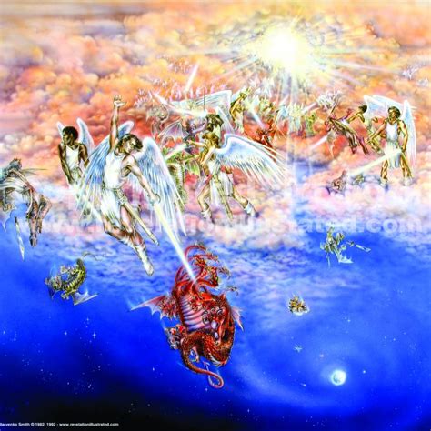 War in Heaven - Michael Defeats the Dragon Notecard - Revelation Productions