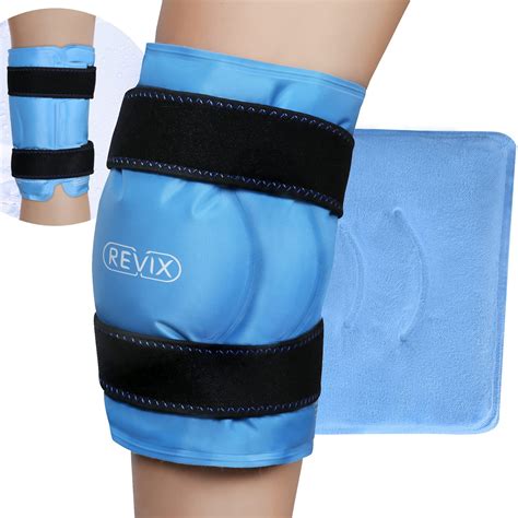 Buy REVIX 19" Extra Large Knee Ice Pack Wrap Around Entire Knee After Surgery, Reusable Gel Cold ...