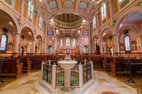 Interior View of the Beautiful Cathedral of the Blessed Sacrament ...