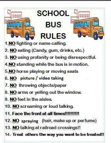 20++ Safety rules at school bus in HD | memepaper