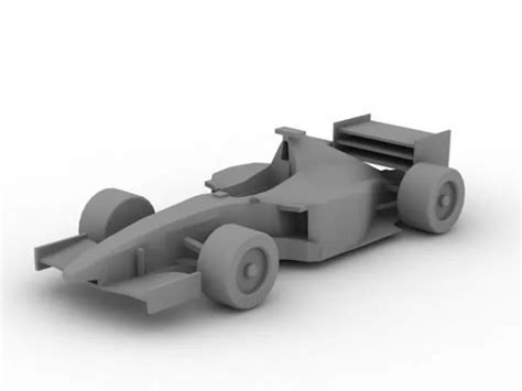 Formula 1 Car Free 3d Model - .Ma, Mb, .Obj - Open3dModel 41595