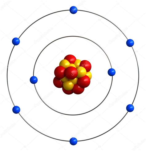 Atomová struktura kyslíku — Stock Fotografie © oorka5 #30537763