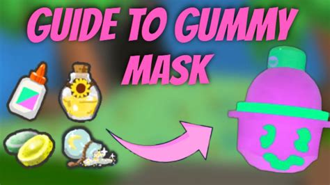 The FULL GUIDE On How To Get GUMMY MASK *FAST* | Bee Swarm Simulator - YouTube