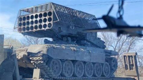 Ukraine Situation Report: Russia Adding 'Cope Cages' To TOS-1A