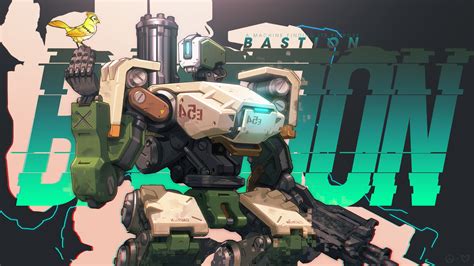 Overwatch - Bastion Wallpaper by MikoyaNx on DeviantArt