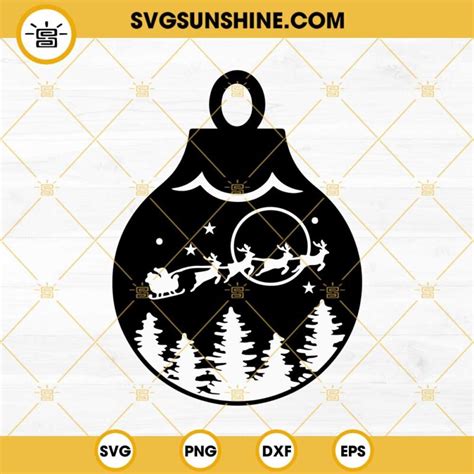 Christmas Ball SVG, Christmas Ornament SVG, Christmas SVG Download File