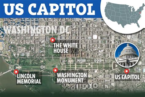 Usa Washington Dc Map - London Top Attractions Map