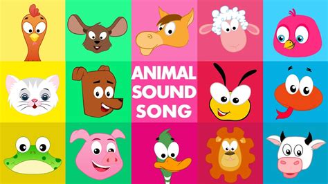 Animal sound song | Nursery Rhyme Videos For Toddlers | Cartoon Songs ...