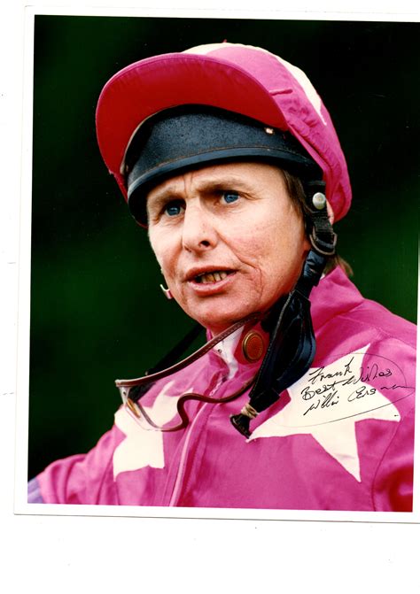 Willie Carson Jockey on 10 x 8 colour photo ‘ to Frank…..’