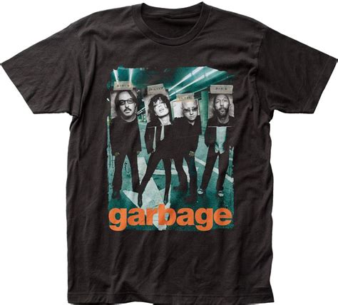 Garbage Band T-shirt - Band Members Taped Photograph