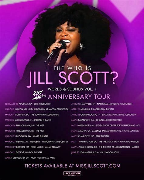 Jill Scott Tour 2023: Rescheduled dates, tickets, venues and more