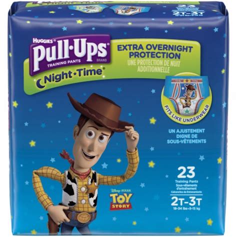 Huggies Pull-Ups Night-Time 2T-3T Boys Training Pants 23 Count, 23 ct ...