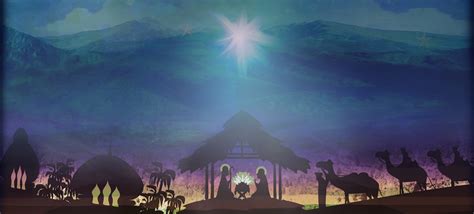 Biblical scene – birth of Jesus in Bethlehem. - St. Paul's United Methodist Church