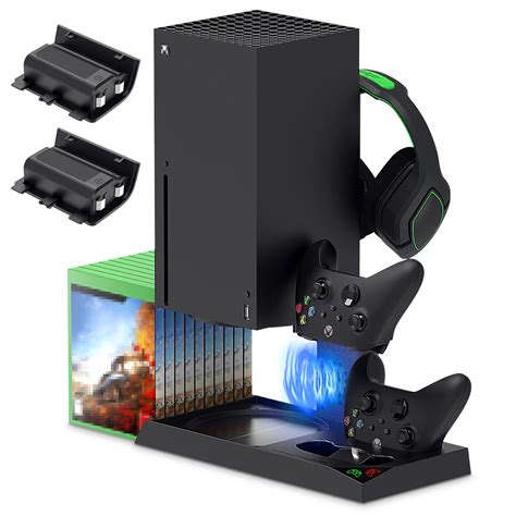 Buy FYOUNGCooling Stand with Controller Charger Battery Pack for Xbox Series X Accessories ...