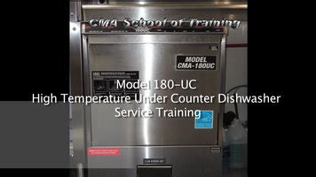 CMA 180UC Undercounter Dishwasher Installation Part 1 Video | WebstaurantStore