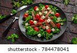 Steak Salad with lettuce image - Free stock photo - Public Domain photo - CC0 Images