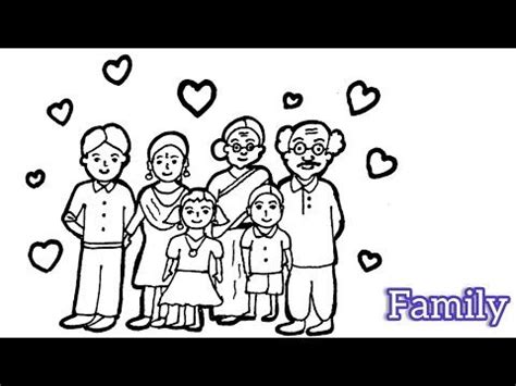 simple family cartoon drawing - Marleen Haller