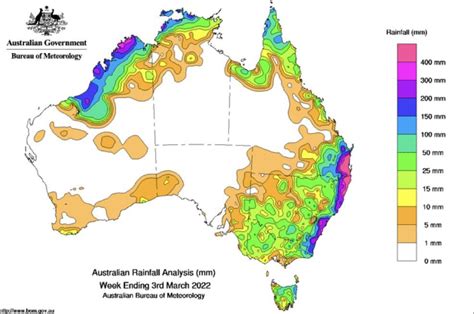 Australian Weekly Rainfall (2022 East Coast Floods) : AussieMaps