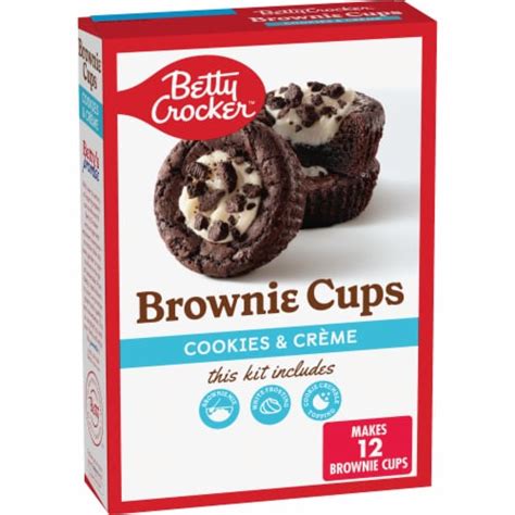 Betty Crocker Cookies and Cream Brownie Cups, 13.6 oz - Kroger