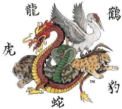 The Five Animals of Shaolin Kempo Karate: Tiger, Leopard, Crane, Snake ...