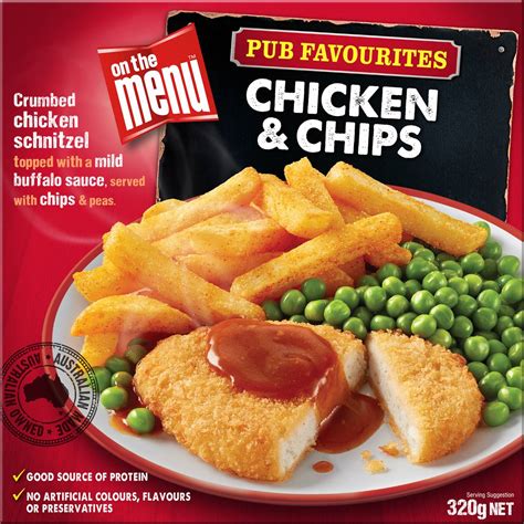 On The Menu Chicken And Chips 320g | Woolworths