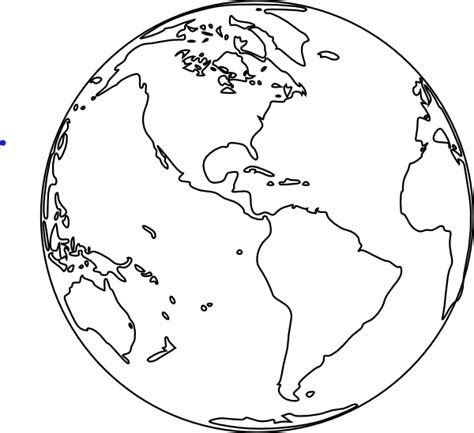 Earth Clipart Black And White Png