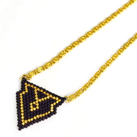 Black and Gold Necklace - Megan Petersen Jewelry