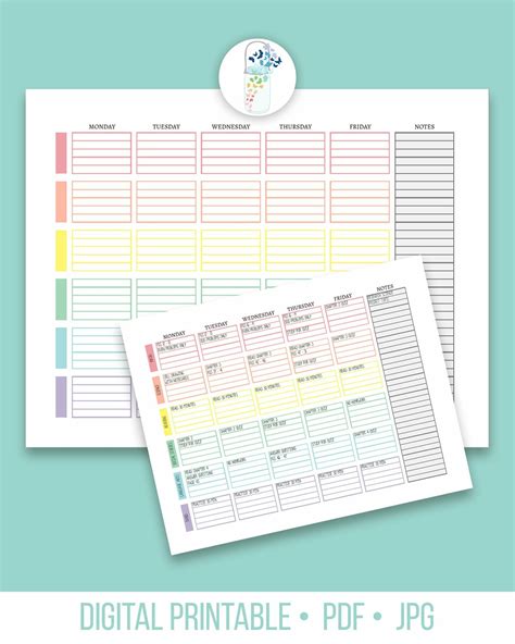 Student Daily Planner Printable