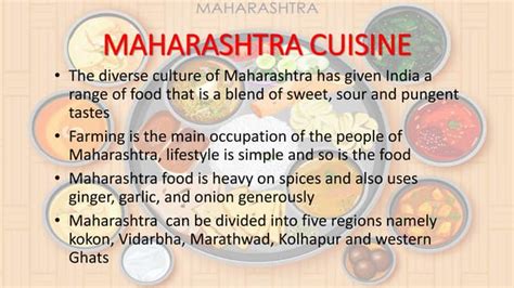 Maharashtra cuisine | PPT