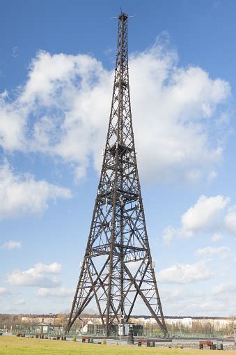 Poland Upper Silesia Gliwice Radio Tower Stock Photo - Download Image Now - 2015, Antenna ...