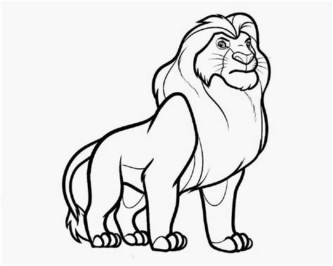 Download Colour Drawing Free Wallpaper Disney Cartoon The Lion - Lion ...