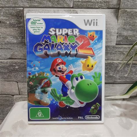 Wii Super Mario Galaxy 2 Game with Instruction Booklet(s)