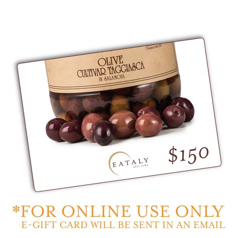 E-Gift Card $150 - Eataly | Eataly