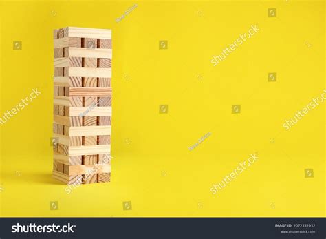 Jenga Tower Made Wooden Blocks On Stock Photo 2072332952 | Shutterstock