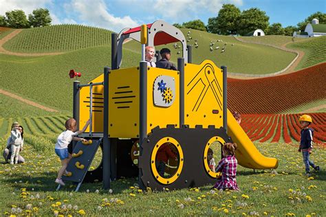 Themed Outdoor Playground – The Digger in 2021 | Playground, Playground design, Outdoor playground