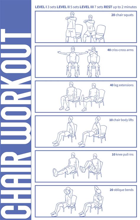 Chair Exercises For Seniors Printable Pdf