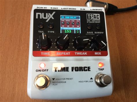 Nux Time Force - Multi Delay Echo / Looper - 7450164757 - oficjalne archiwum Allegro