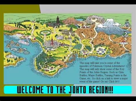 Johto Region Video Selection Map - YouTube