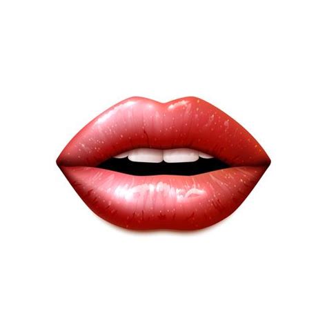 Realistic Female Lips 466402 Vector Art at Vecteezy