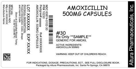 Amoxicillin - Altura Pharmaceuticals, Inc., Page 5