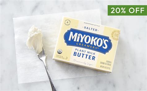 European Style Cultured Vegan Butter | 8 oz | Miyoko's Kitchen | Good Eggs