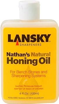 Amazon.com : Lansky Nathan's Natural Honing Oil: Lubricant for Non-Diamond Knife Sharpening ...