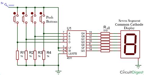 4511 BCD TO 7 SEGMENT DECODER/DRIVER DRIVER