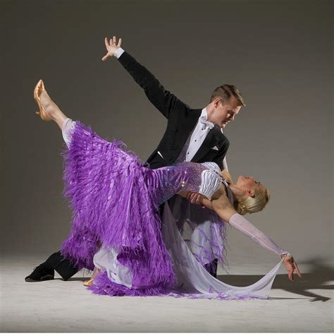 Ballroom Dancing Pair Performing Dip by Pm Images