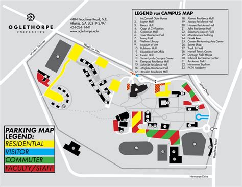 Mercer University Atlanta Campus Map - Map