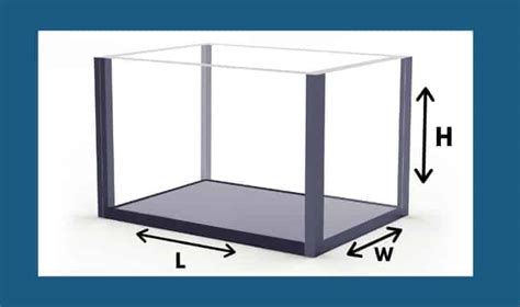 Standard Aquarium Dimensions, Sizes & Weights - Aquarium Tips