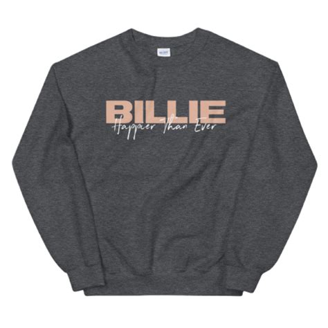 Billie Eilish Merch Happier Than Ever Sweatshirt - Billie Eilish | Store